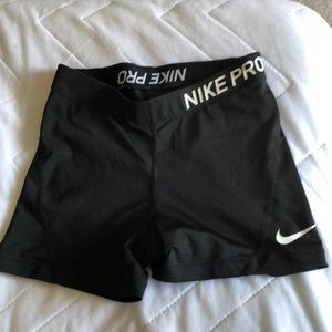 black nike pro spandex